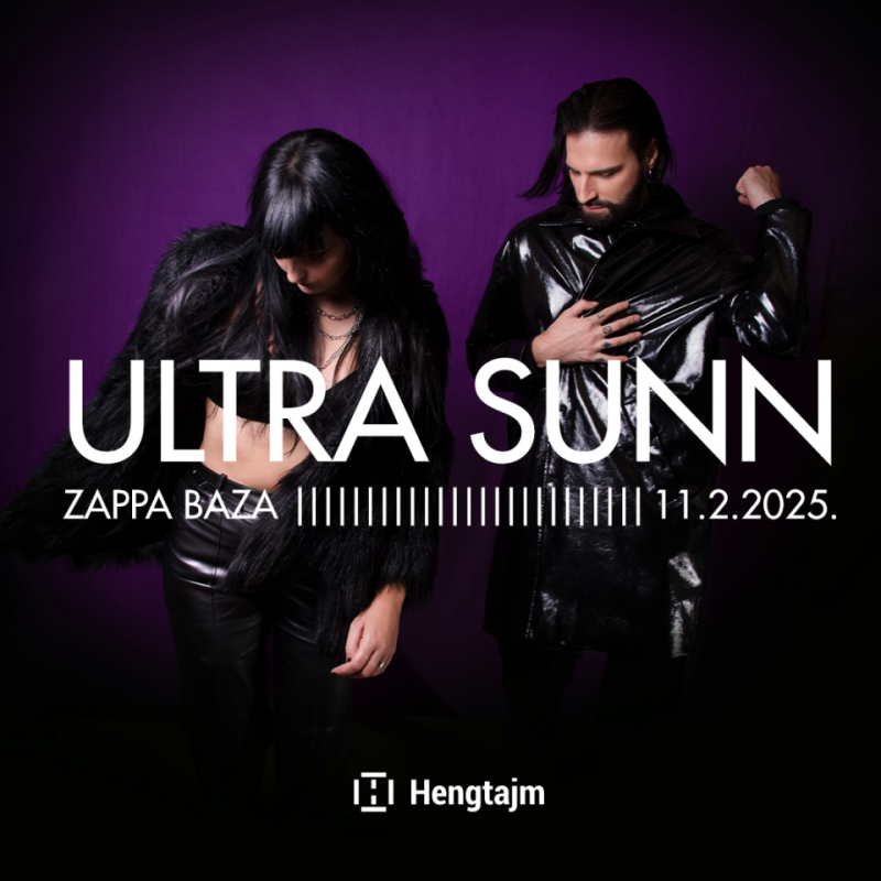 Darkwave duo ULTRA SUNN sredinom februara premijerno u Zappa Bazi!