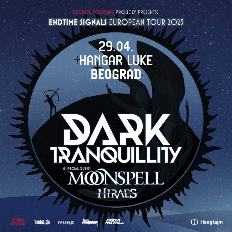 Dark Tranquillity i Moonspell krajem aprila u Beogradu, early bird ulaznice već rasprodate! 