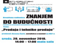 Kreativna radionica u SKC-u: Znanjem do budućnosti, MEF