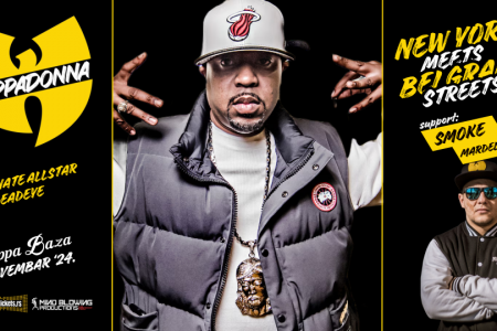 CAPPADONNA (WU-TANG CLAN) U BEOGRADU 1. NOVEMBRA DOMAĆIN: SMOKE MARDELJANO